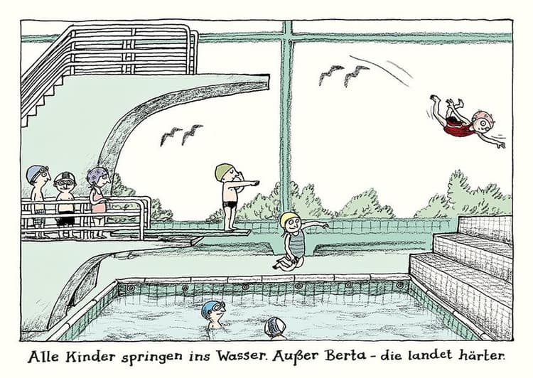 Alle Kinder-Postkartenset Motiv "Berta"