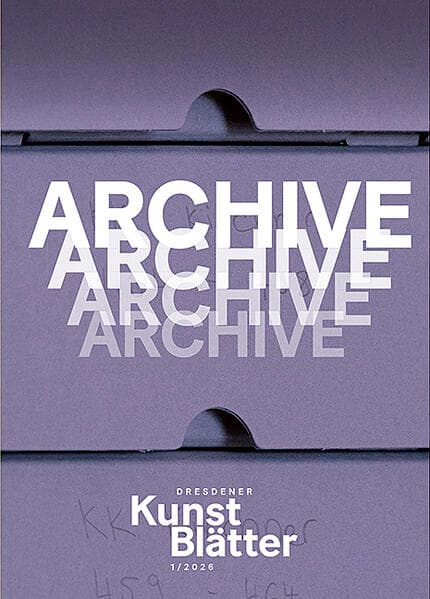 Dresdener Kunstblätter 1/2026