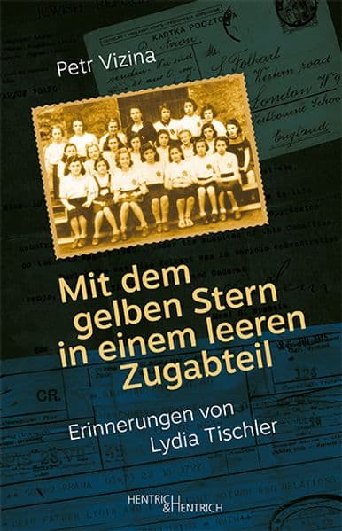Mit dem gelben Stern in einem leeren Zugabteil