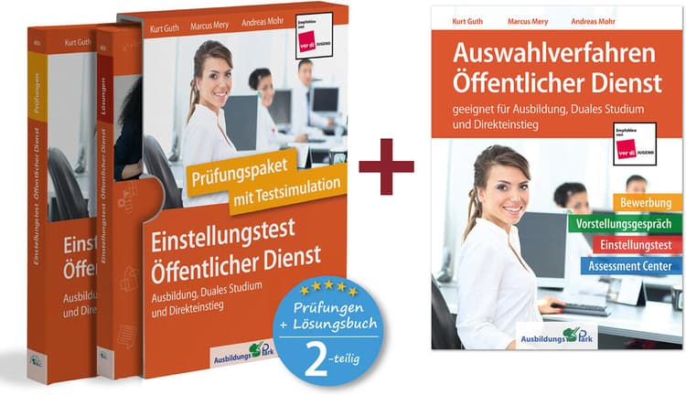 Sparpaket - Einstellungstest + Auswahlverfahren Öffentlicher Dienst