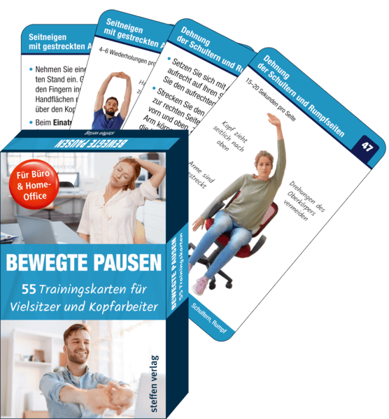 Trainingskarten: Bewegte Pausen für Büro & Home-Office