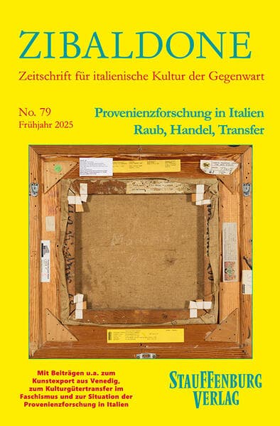 Provenienzforschung in Italien. Raub, Handel, Transfer