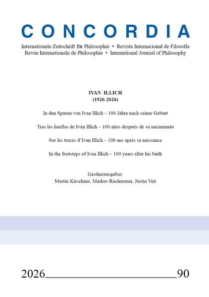 Concordia - Internationale Zeitschrift für Philosophie 90