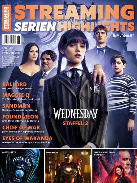 STREAMING SERIEN HIGHLIGHTS. Ausgabe August/September 2025 (#326)