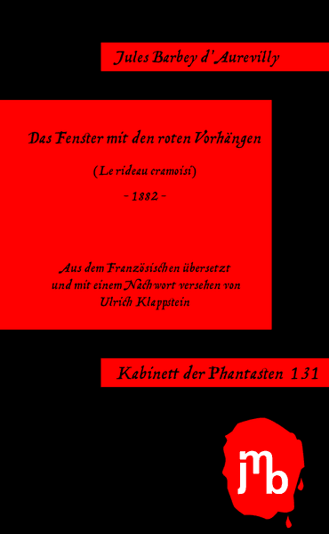 Das Fenster mit den roten Vorhängen