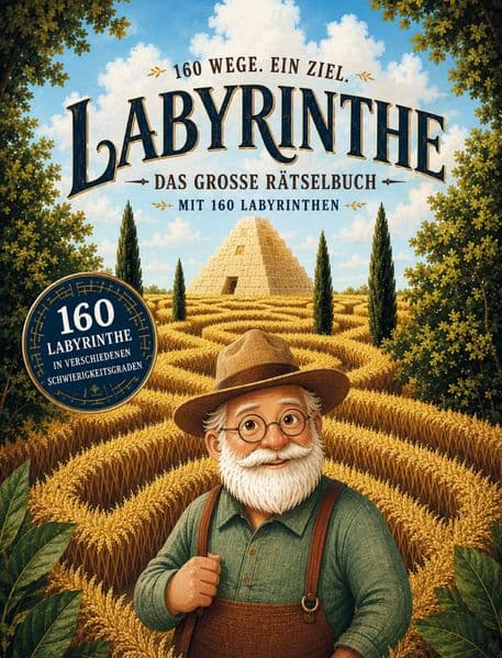Labyrinthe - Das große Rätselbuch mit 160 Labyrinthen - 160 Wege