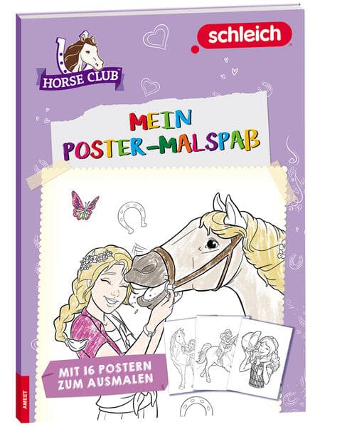 SCHLEICH® Horse Club™ – Mein Poster-Malspaß
