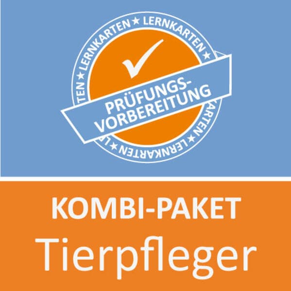 Kombi-Paket Tierpfleger Lernkarten