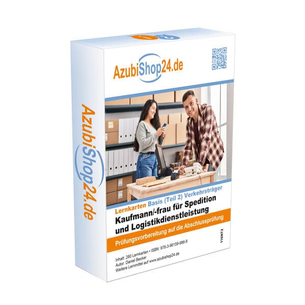 Lernkarten Kaufmann für Spedition und Logistikdienstleistung Verkehrsträger Prüfungsvorbereitung