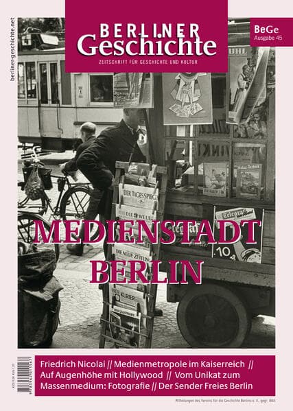 Berliner Geschichte - Zeitschrift für Geschichte und Kultur