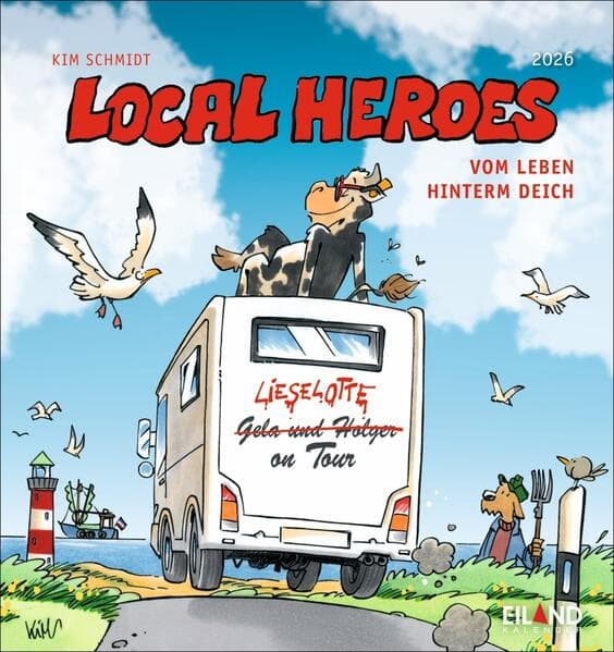 Local Heroes Postkartenkalender 2026 - Vom Leben hinter´m Deich