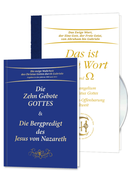 Set Das ist Mein Wort - Die Zehn Gebote Gottes und Die Bergpredigt des Jesus von Nazareth