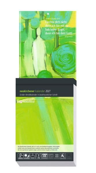 Neukirchener Kalender 2027 - Großer Abreißkalender in lesefreundlicher Schrift