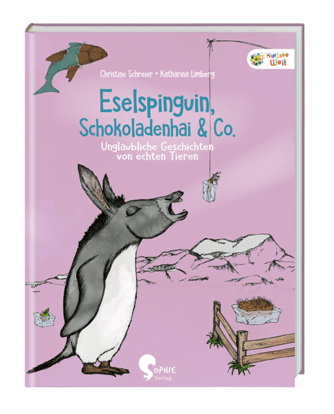 Eselspinguin, Schokoladenhai & Co