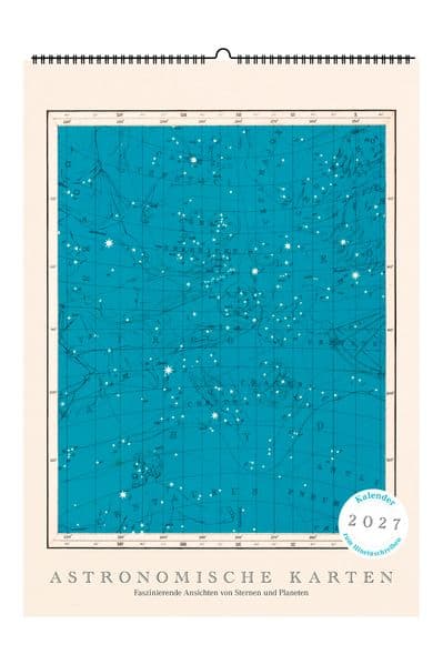 Astronomische Karten. Wandkalender 2027