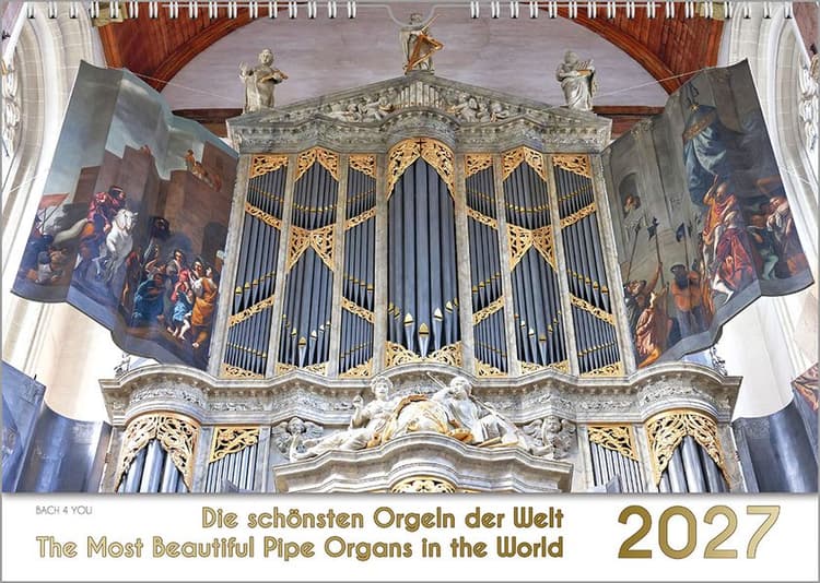 Der Orgelkalender, ein Musik-Kalender 2027, DIN A4