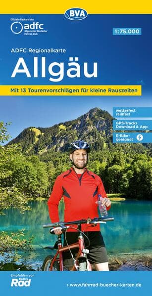 BVA ADFC Regionalkarte Allgäu 1:75.000
