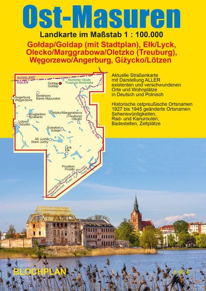 Landkarte Ost-Masuren