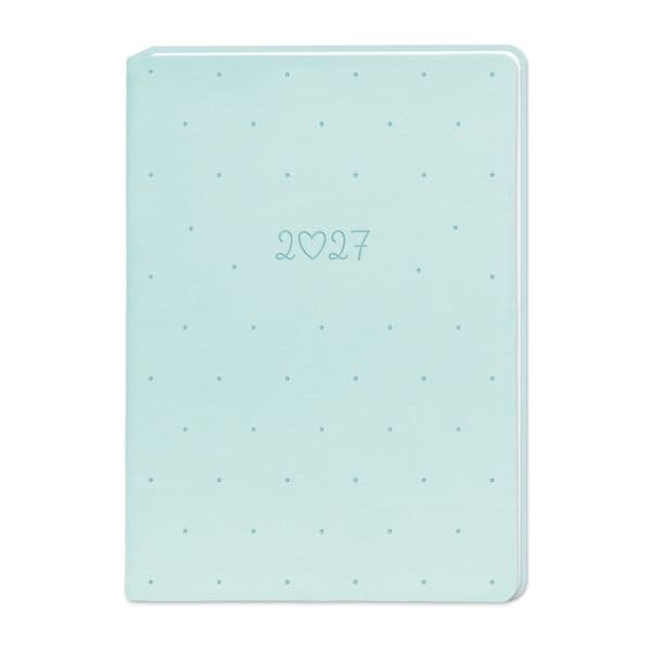 Terminplaner Lederlook 2027 Mint