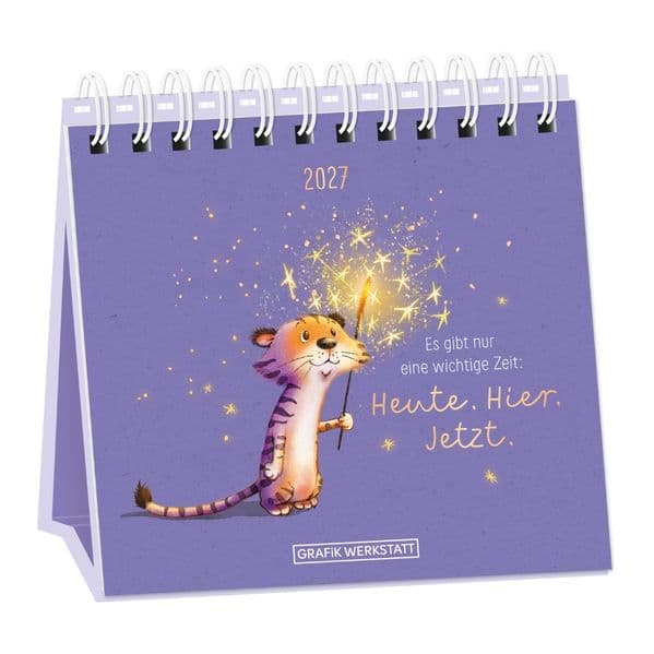 Tischkalender 2027 Heute. Hier. Jetzt