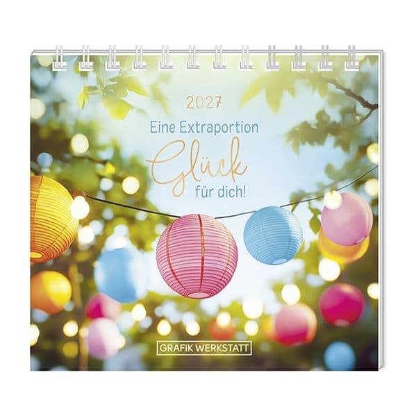 Mini-Kalender 2027 Eine Extraportion Glück für dich!