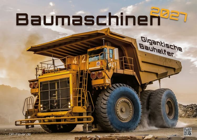 Baumaschinen - gigantische Bauhelfer - 2027 - Kalender DIN A3