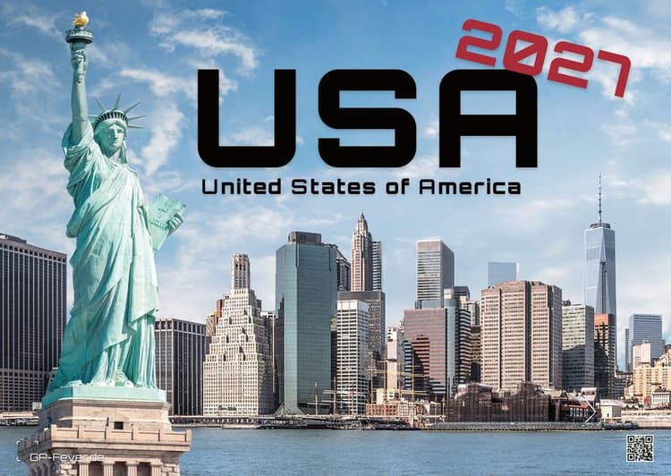 USA - eine Reise durch die Vereinigten Staaten - dem Land der unbegrenzten Möglichkeiten - 2027 - Kalender DIN A2