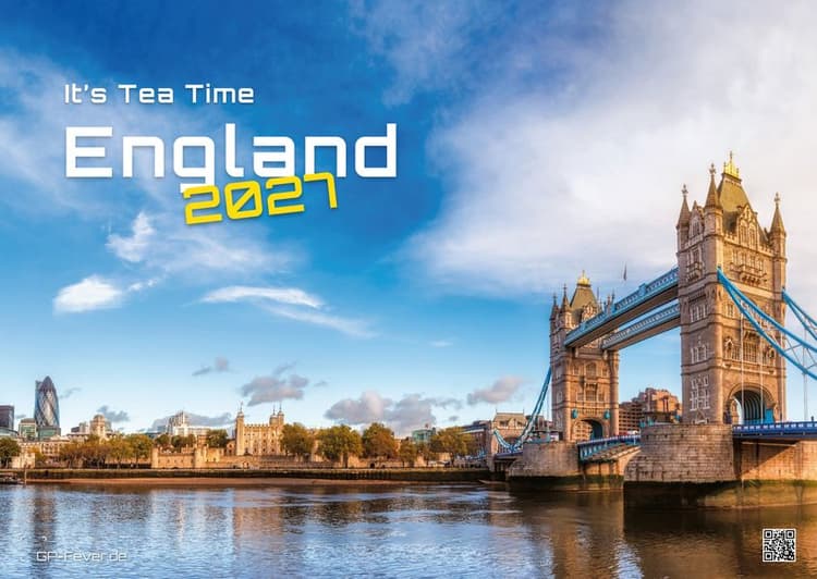 England - It's Tea Time - 2027 - Kalender DIN A2
