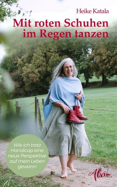 Mit roten Schuhen im Regen tanzen