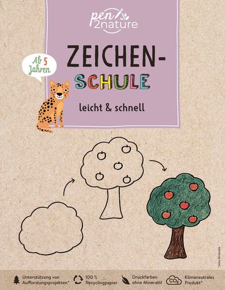 Zeichen-Schule leicht & schnell. Zeichnen lernen für Kinder ab 5 Jahren