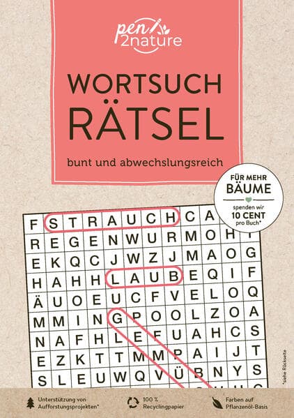 Wortsuchrätsel • bunt und abwechslungsreich