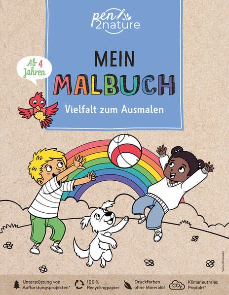 Mein Malbuch • Vielfalt zum Ausmalen. Für alle Kinder ab 4 Jahren
