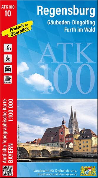 ATK100-10 Regensburg (Amtliche Topographische Karte 1:100000)