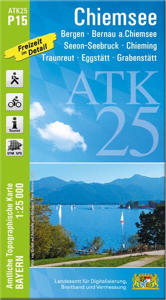 ATK25-P15 Chiemsee (Amtliche Topographische Karte 1:25000)