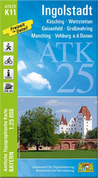 ATK25-K11 Ingolstadt (Amtliche Topographische Karte 1:25000)