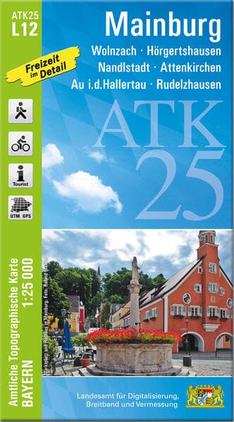 ATK25-L12 Mainburg (Amtliche Topographische Karte 1:25000)