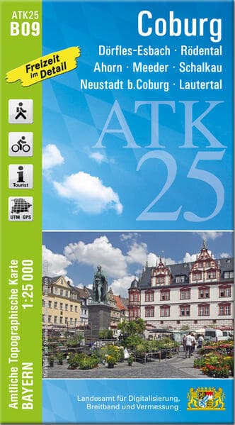 ATK25-B09 Coburg (Amtliche Topographische Karte 1:25000)