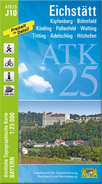 ATK25-J10 Eichstätt (Amtliche Topographische Karte 1:25000)