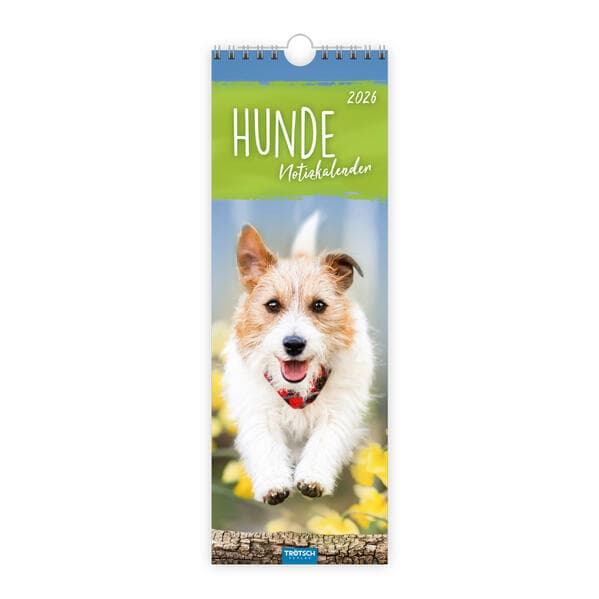 Trötsch Streifenkalender Hunde 2026 Notizkalender