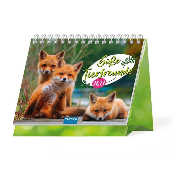 TRÖTSCH - Aufstellkalender Süße Tierfreunde 2027