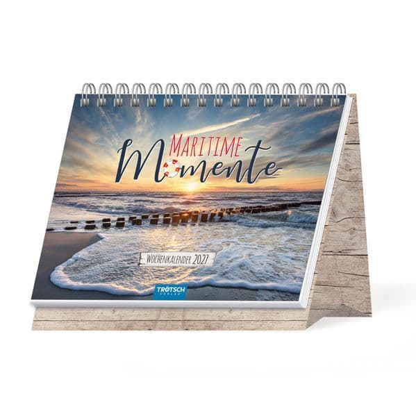 TRÖTSCH - Aufstellwochenkalender Maritime Momente 2027