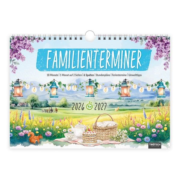 TRÖTSCH - Familienterminer Landgrüße für 18 Monate 2026/2027