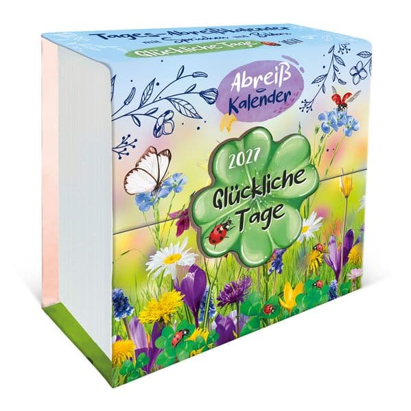 TRÖTSCH - Geschenkkalender Abreißkalender Glückliche Tage 2027