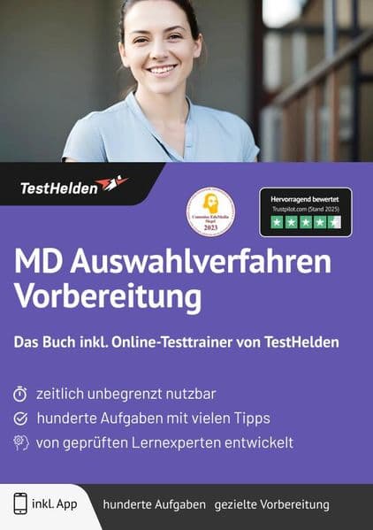 MD Auswahlverfahren Vorbereitung: Das Buch inkl. Online-Testtrainer von TestHelden