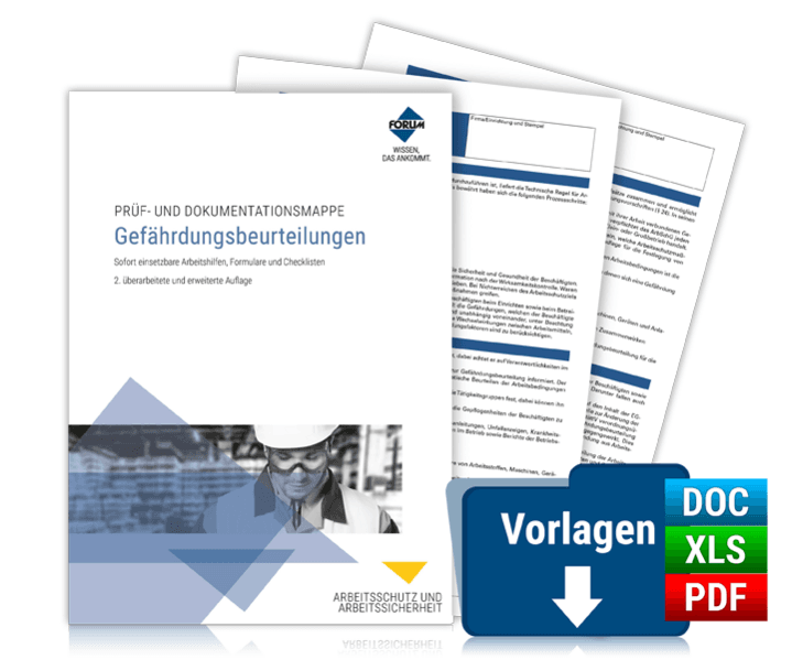 Prüf- und Dokumentationsmappe: Gefährdungsbeurteilungen