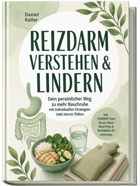 Reizdarm verstehen & lindern: Dein persönlicher Weg zu mehr Bauchruhe - mit individuellen Strategien statt starrer Diäten - inkl. FODMAP-Start, Stress-Reset, Meal-Prep & Notfallplan für unterwegs