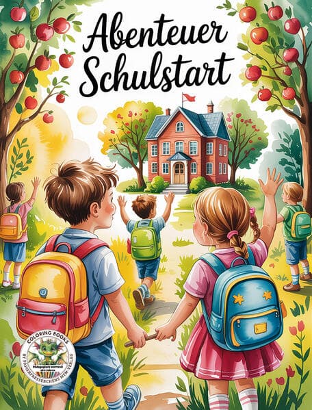 Abenteuer Schulstart - Das kreative Malbuch für alle Schulanfänger