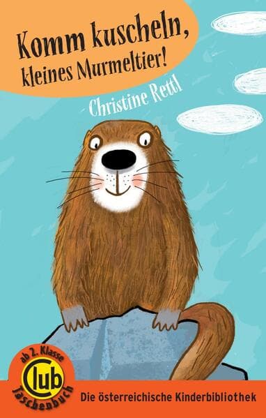 Komm kuscheln, kleines Murmeltier!