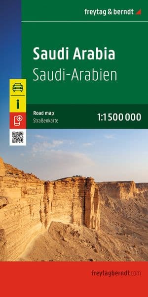 freytag & berndt Straßenkarte Saudi-Arabien 1:1,5 Mio