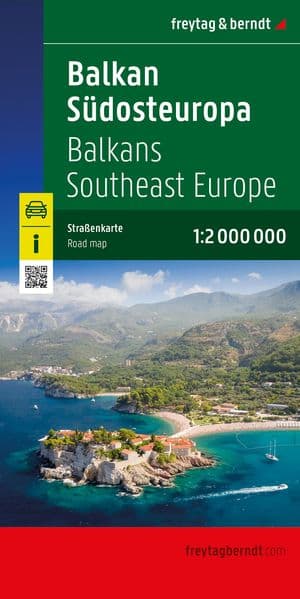 freytag & berndt Straßenkarte Balkan - Südosteuropa 1:2 Mio